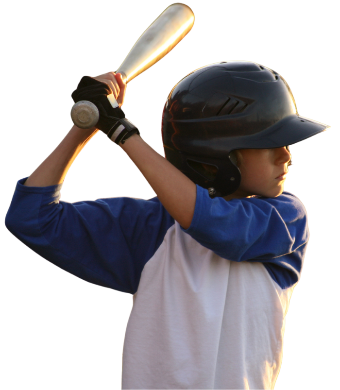 Baseball player preparing to swing at the plate, symbolizing focus, purpose, and faith in action through the game.