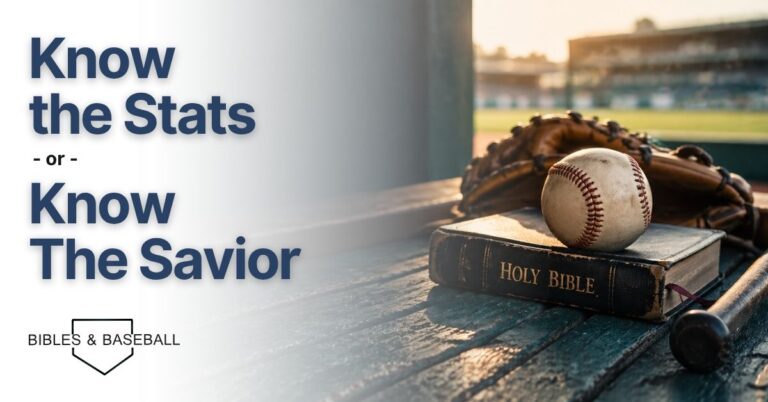Baseball resting on a Holy Bible in a dugout with glove and bat in warm evening light